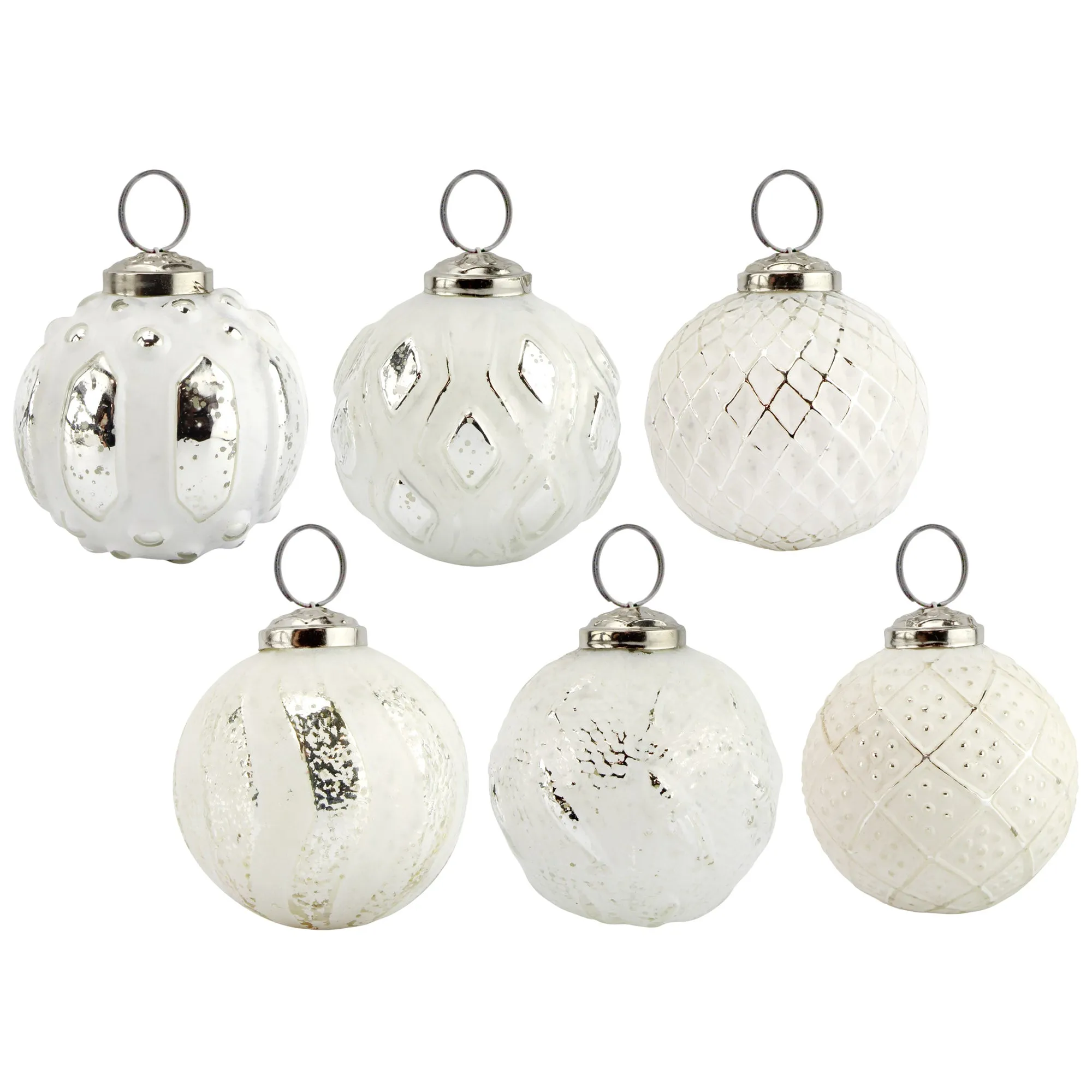 Farmhouse Ball Ornaments (Set of 6)