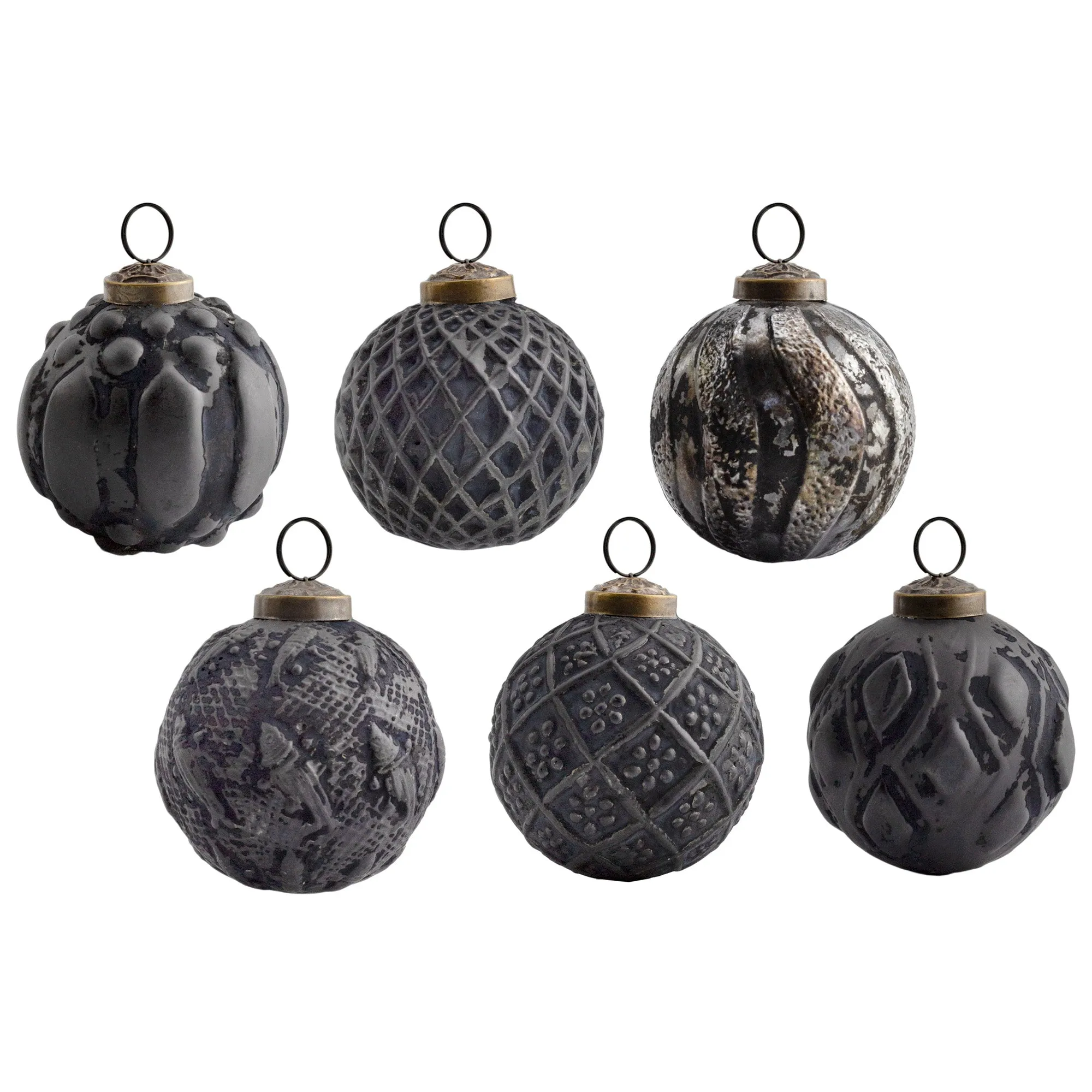 Farmhouse Ball Ornaments (Set of 6)