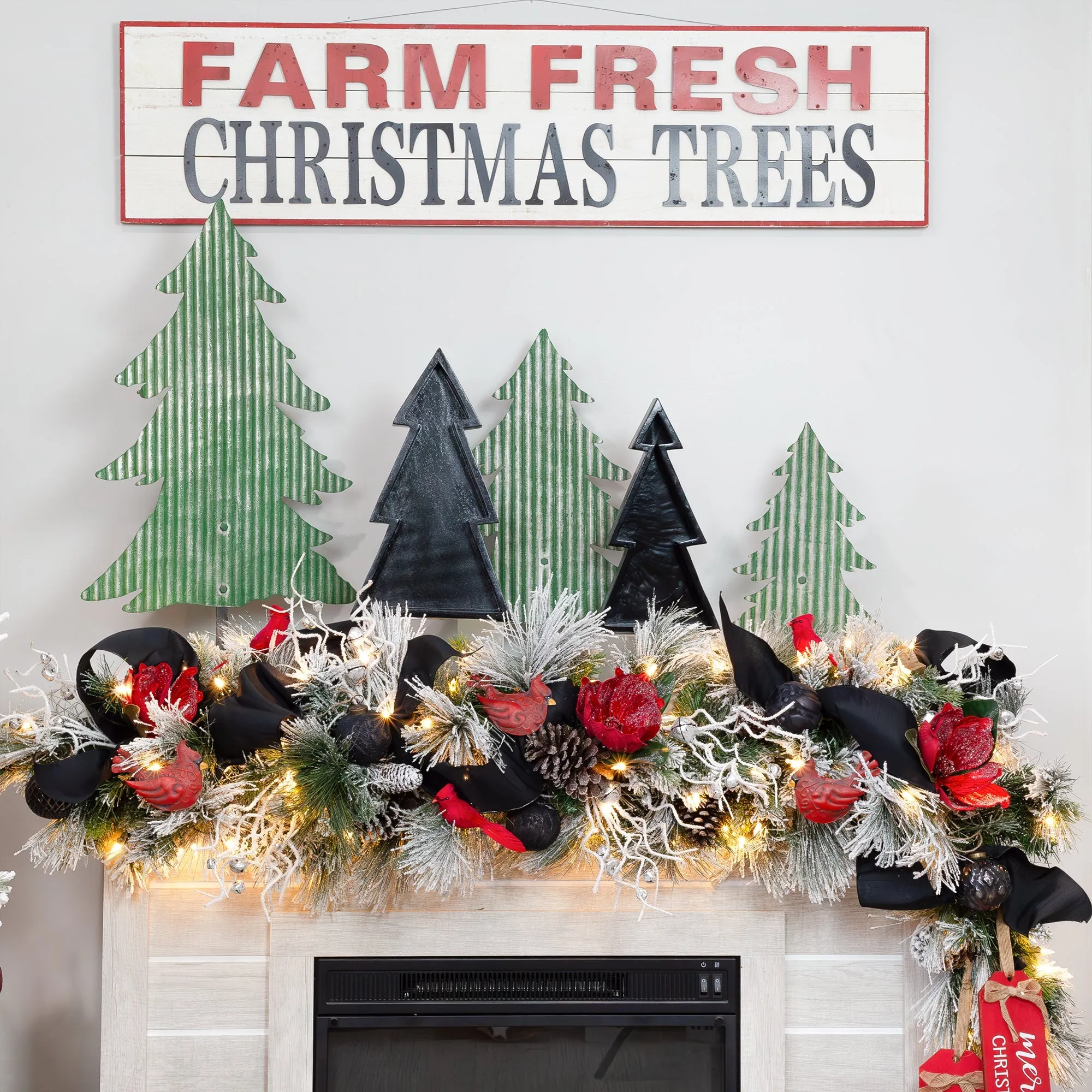 Farmhouse Ball Ornaments (Set of 6)