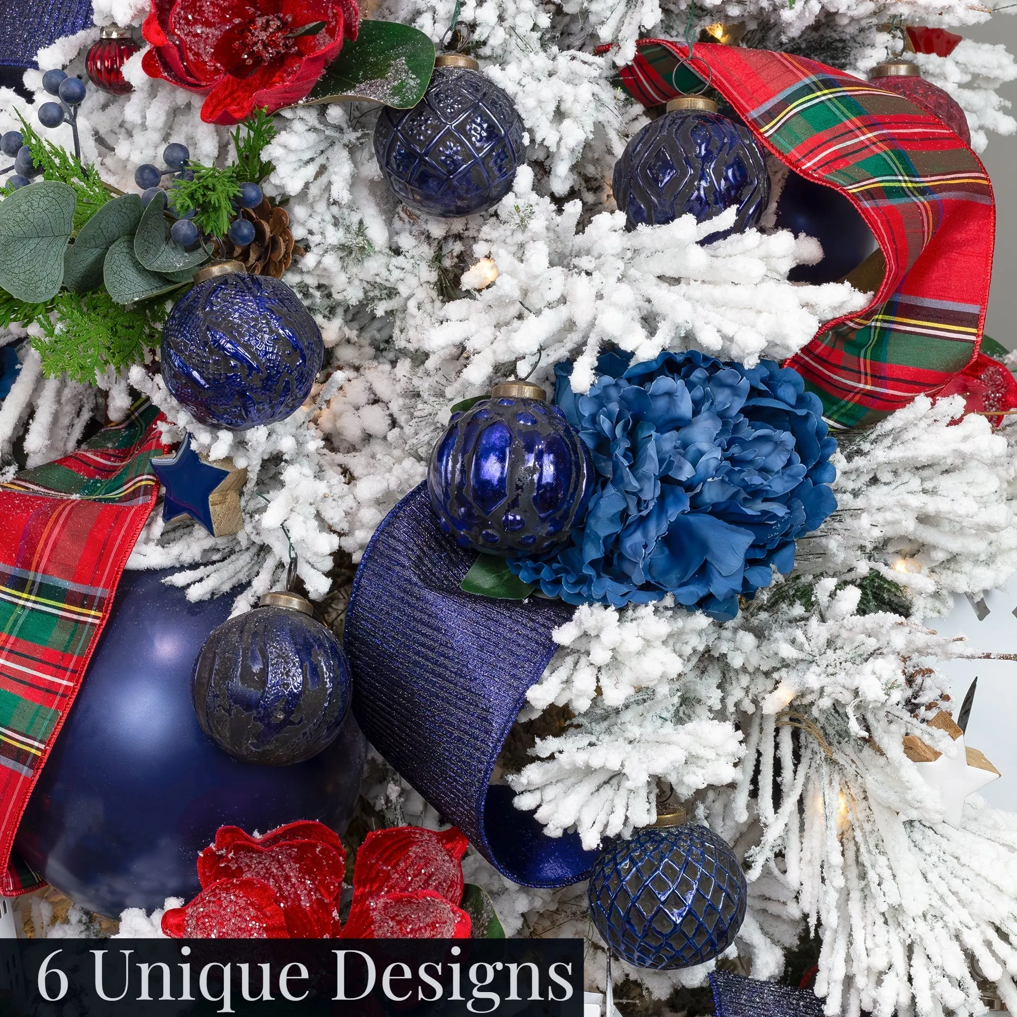Farmhouse Ball Ornaments (Set of 6)