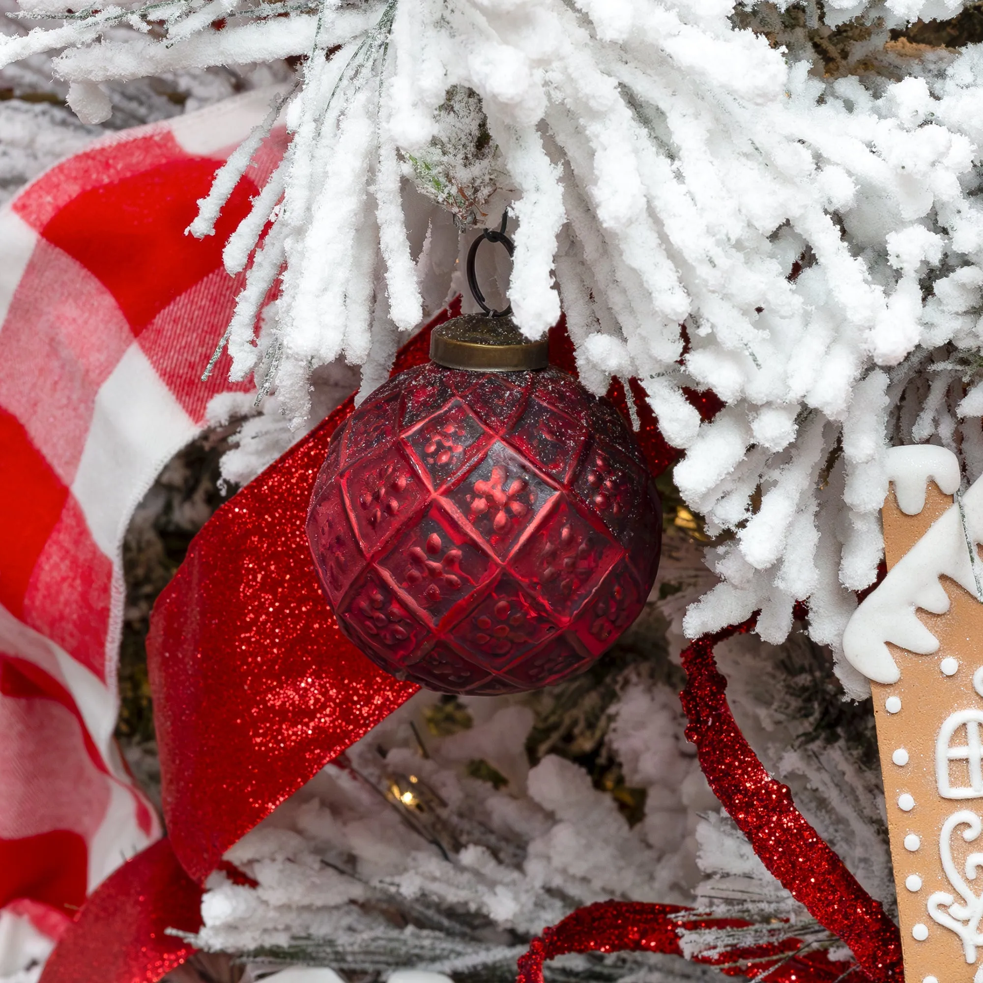 Farmhouse Ball Ornaments (Set of 6)