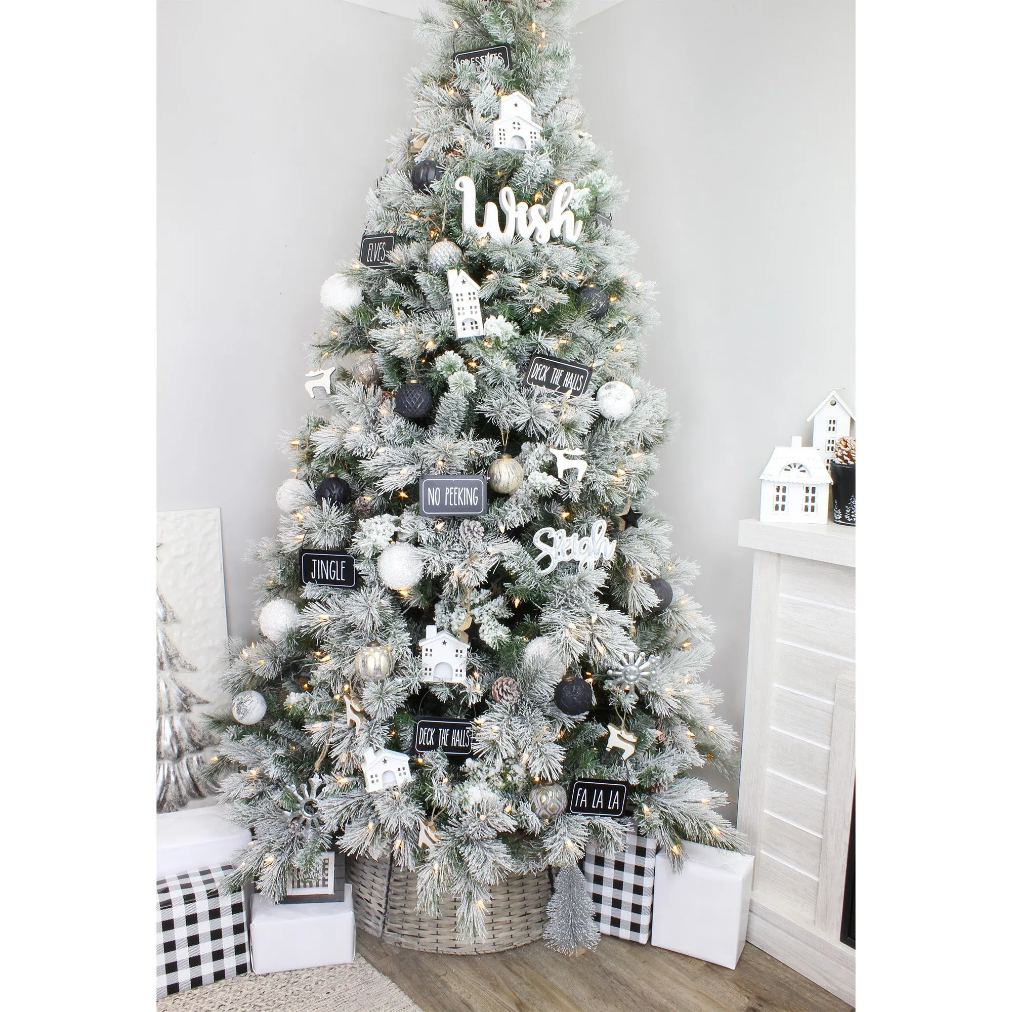 Farmhouse Ball Ornaments (Set of 6)