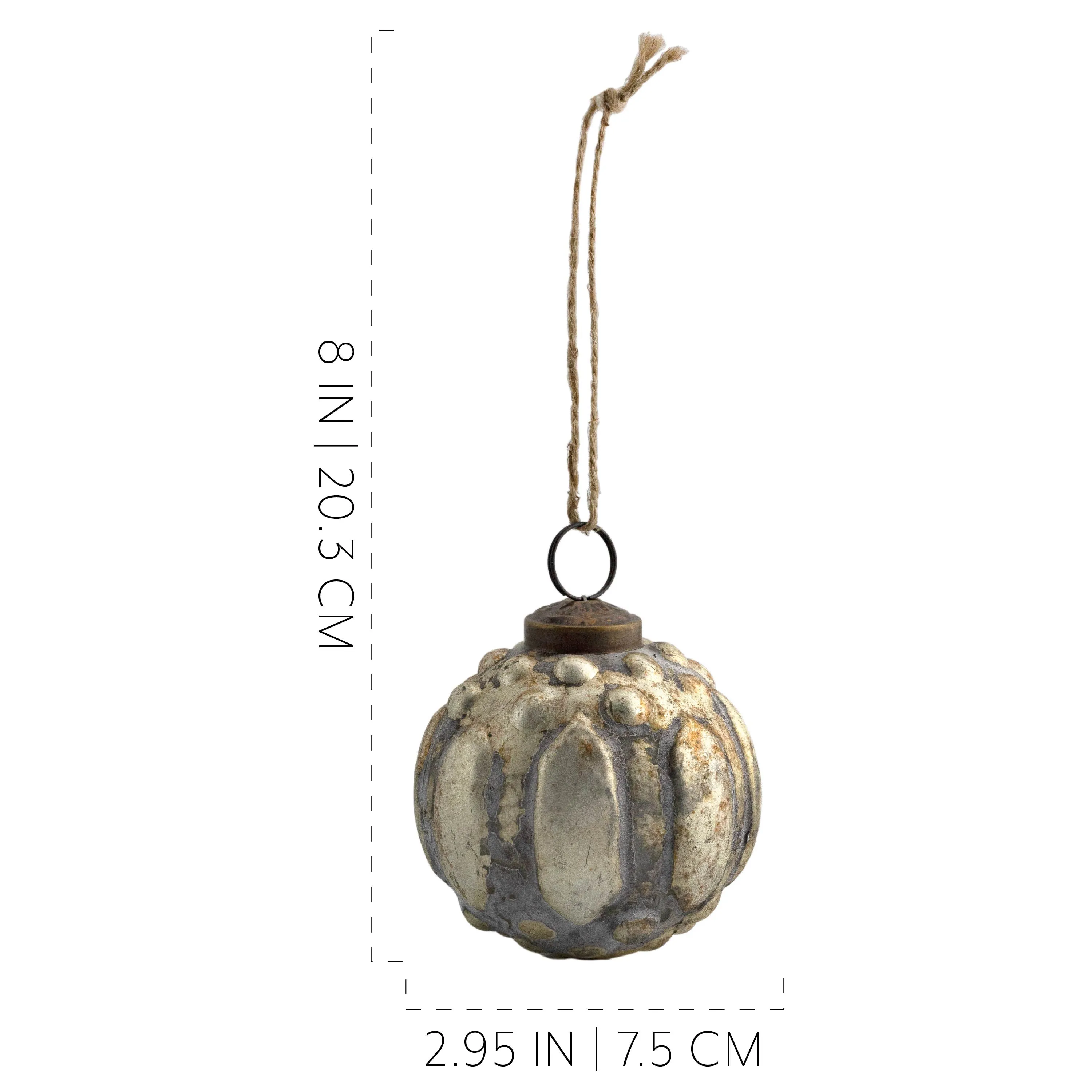 Farmhouse Ball Ornaments (Set of 6)