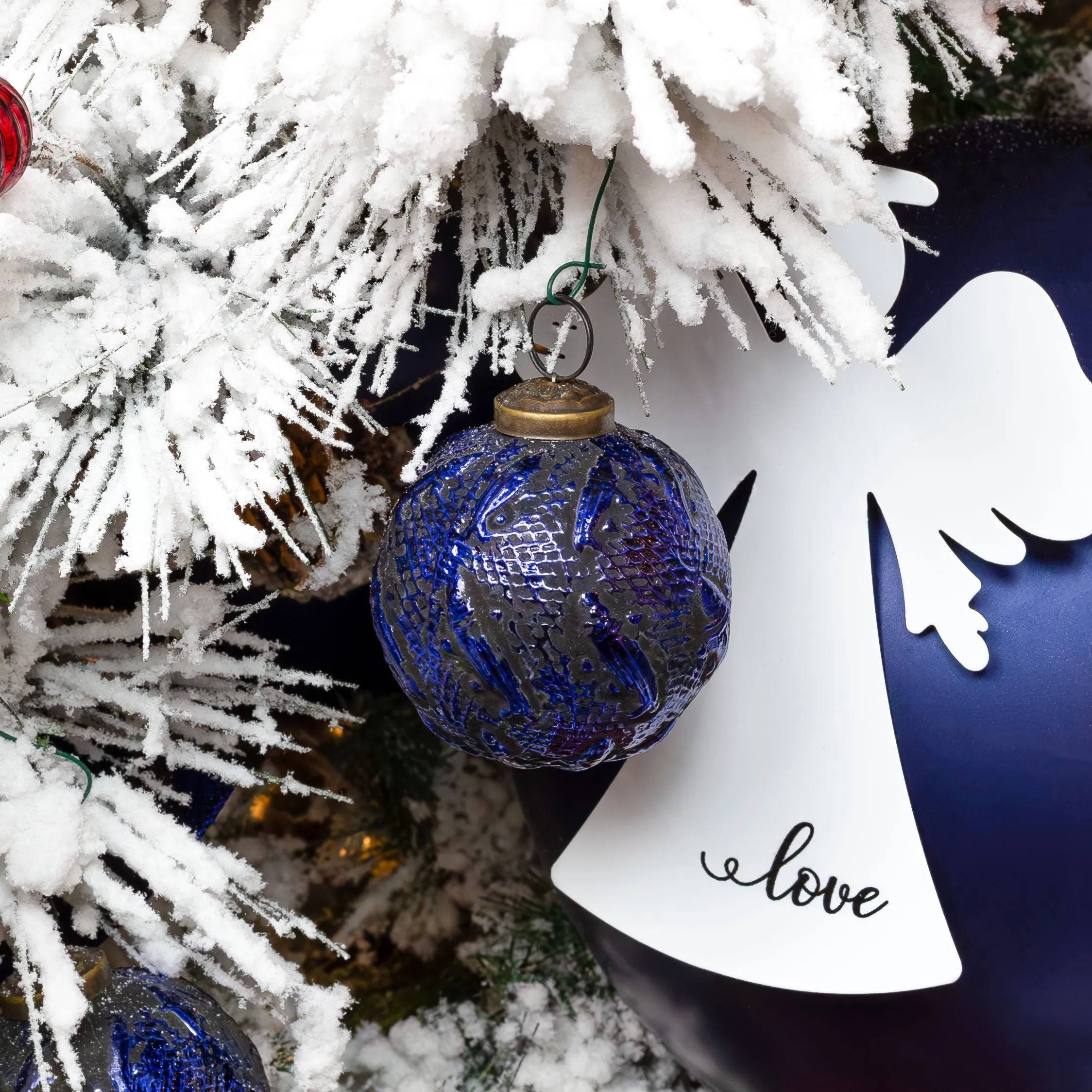 Farmhouse Ball Ornaments (Set of 6)