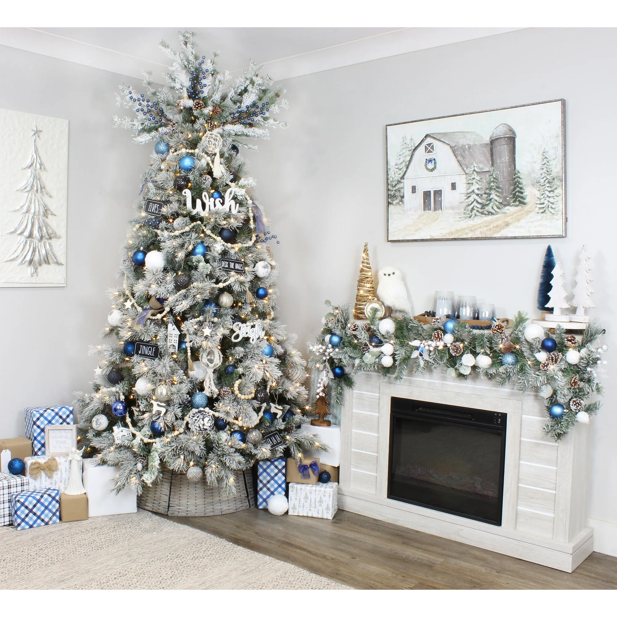 Farmhouse Ball Ornaments (Set of 6)