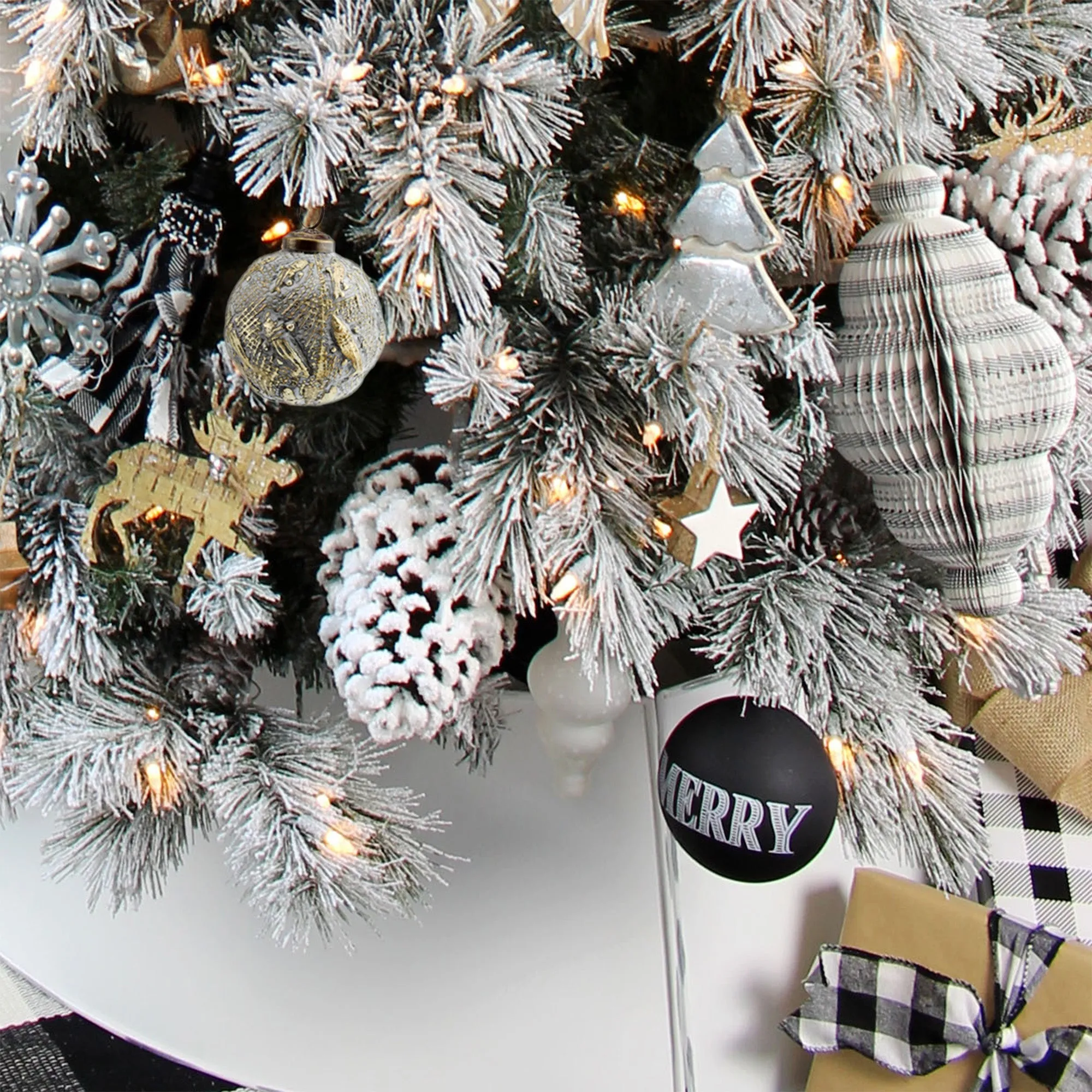 Farmhouse Ball Ornaments (Set of 6)