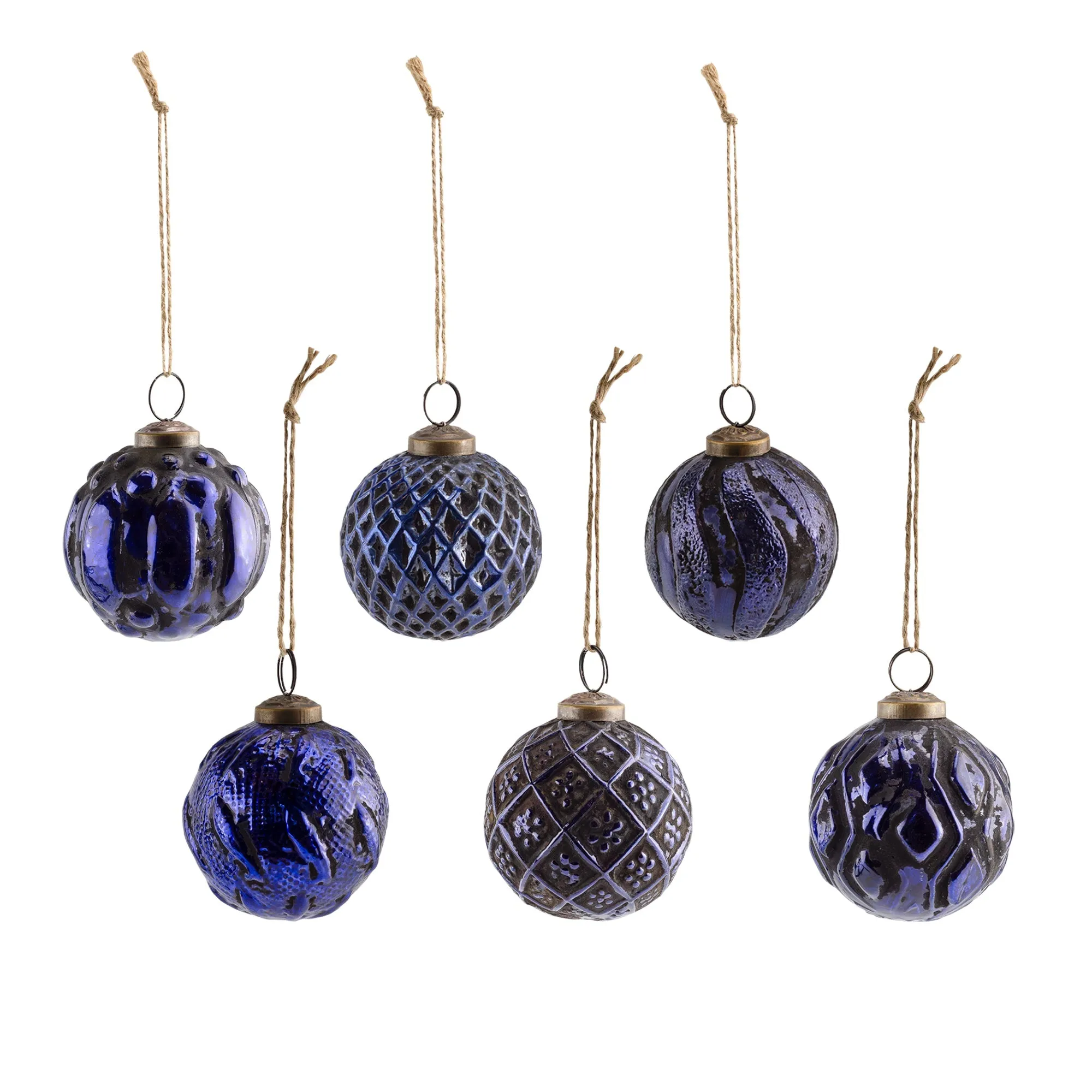 Farmhouse Ball Ornaments (Set of 6)