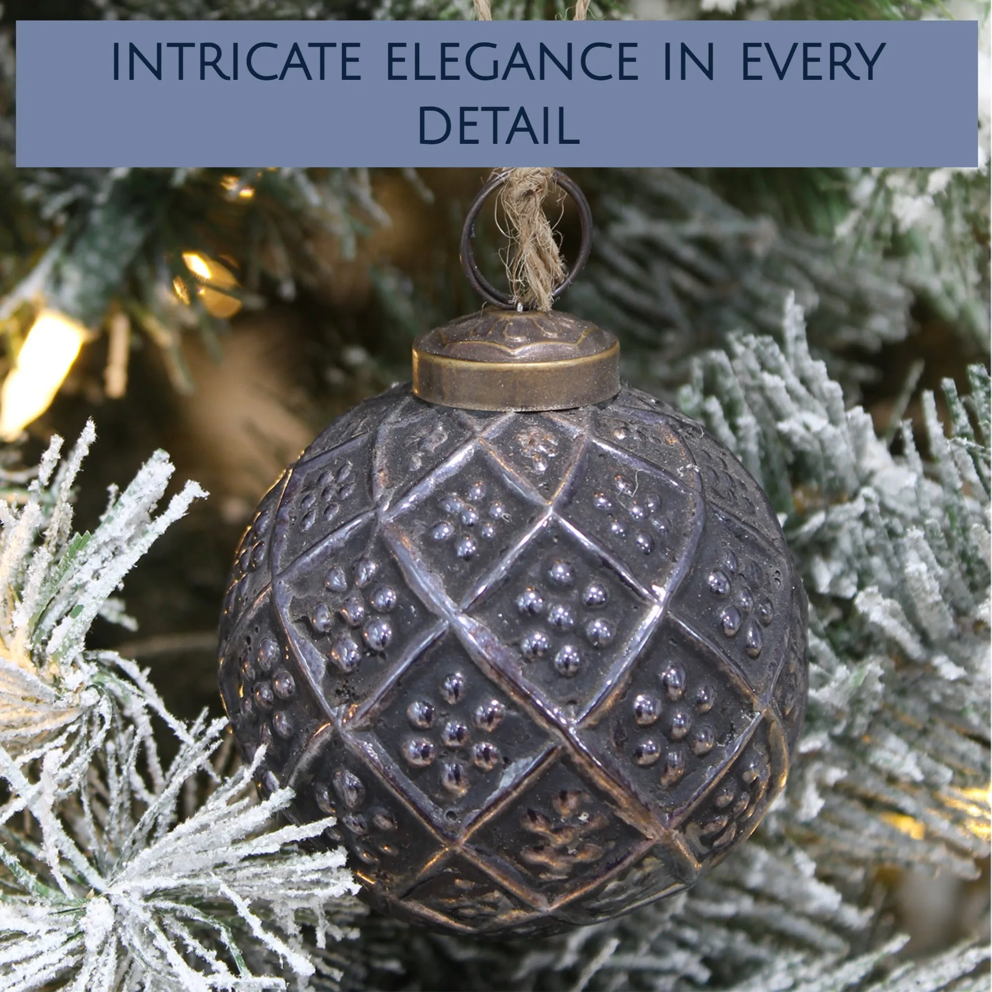 Farmhouse Ball Ornaments (Set of 6)