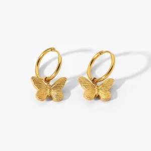Faye Huggie Charm Earrings