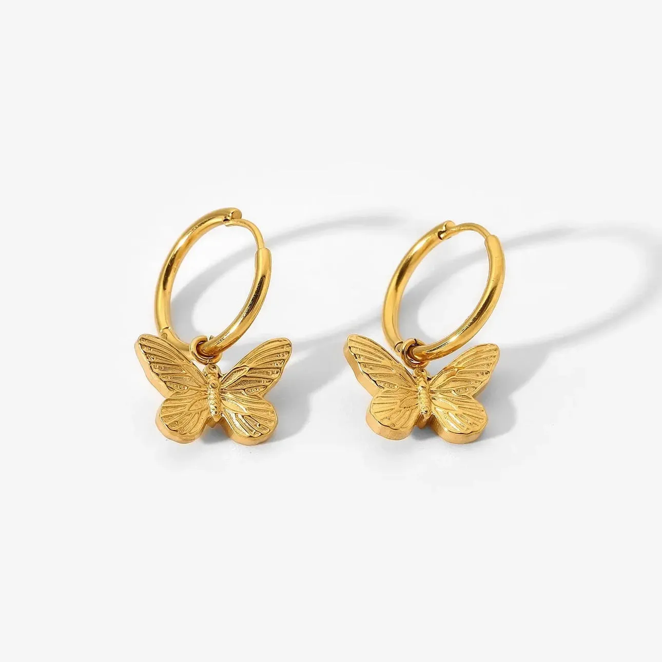 Faye Huggie Charm Earrings