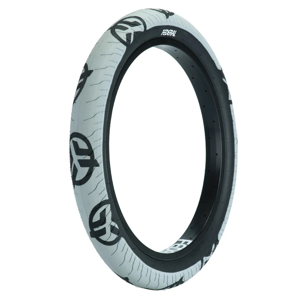 Federal Command LP Tyre 20" - Grey With Black Logos And Sidewalls 2.40"
