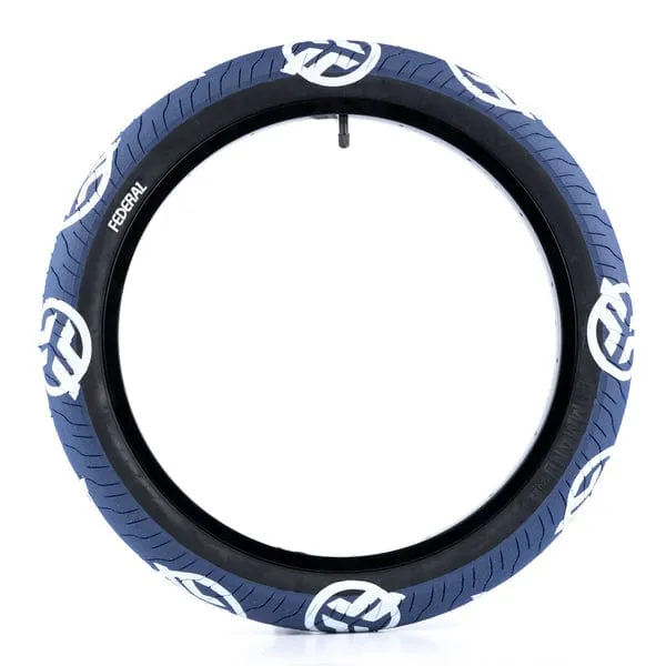 Federal Command LP Tyre 2.40 Blue With White Logos and Black Sidewall