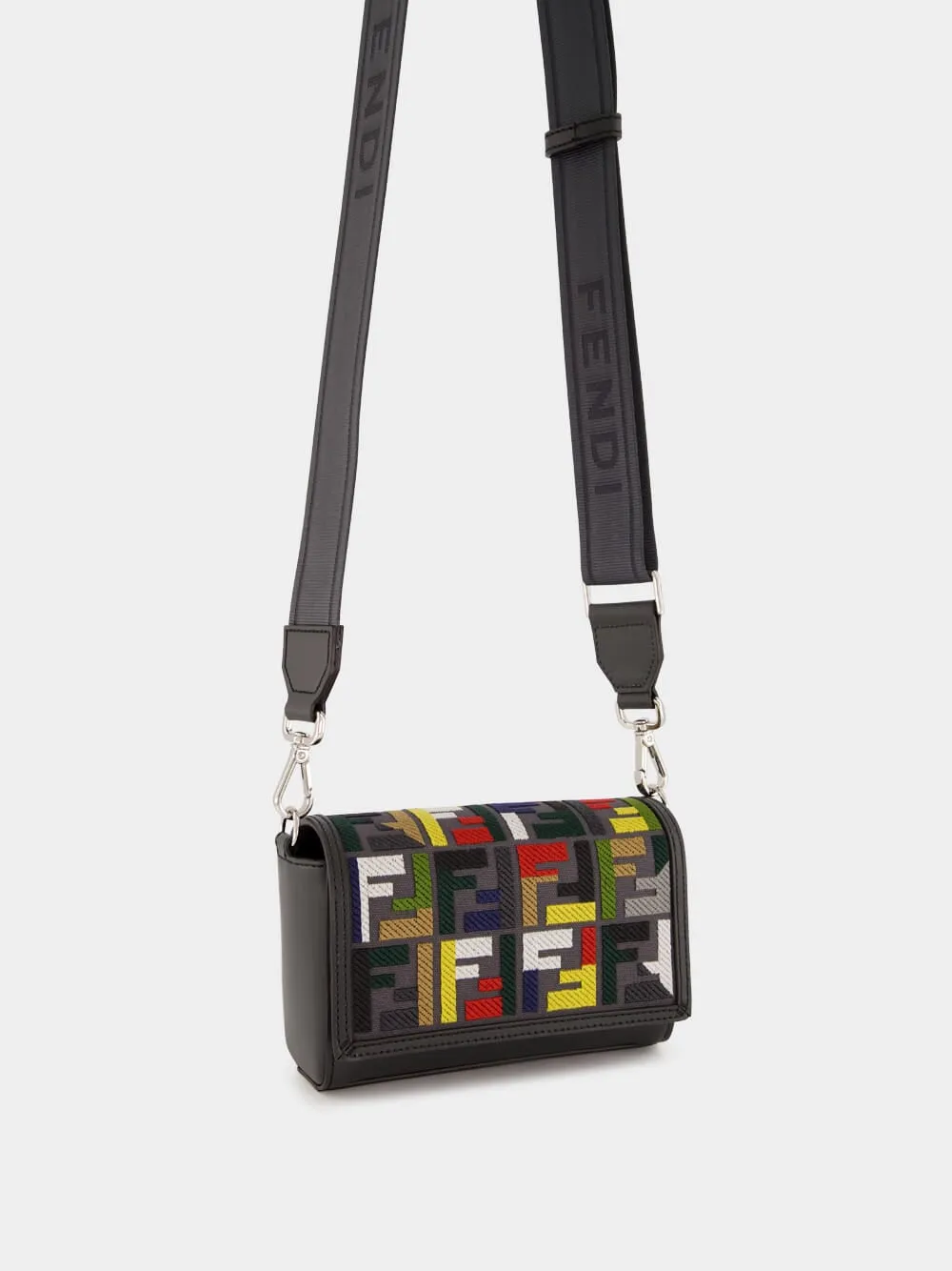 FF Compact Multicolour Embroidered Bag