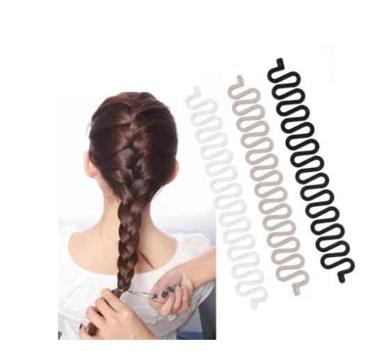 Fish bone wave braider