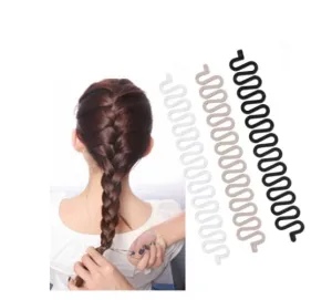 Fish bone wave braider