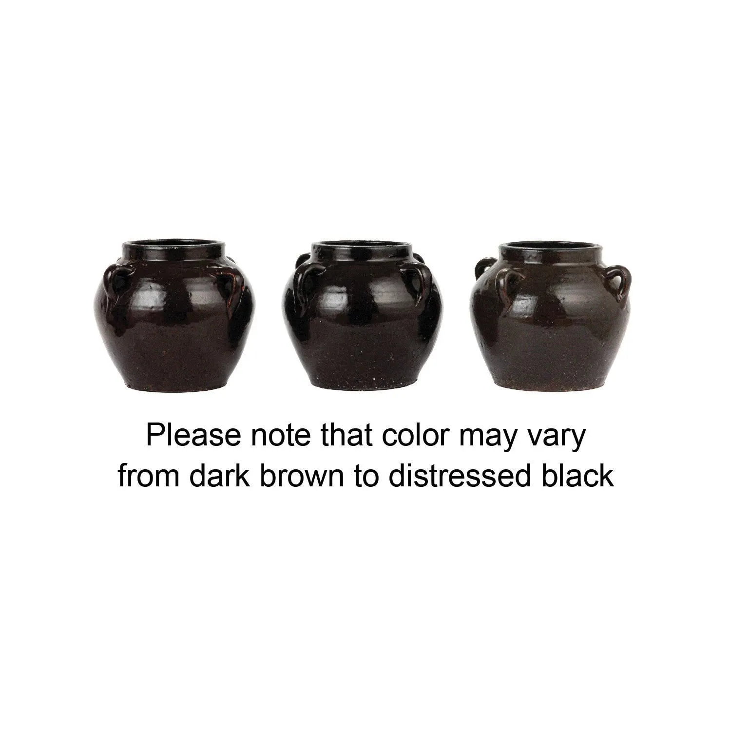 Found Decorative Clay Jar - Small