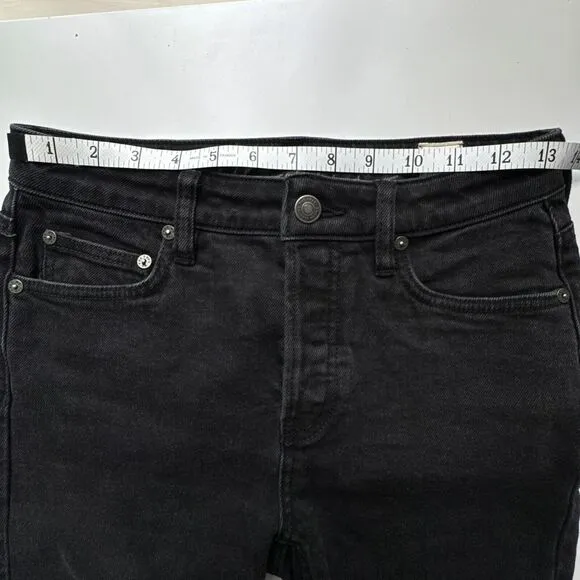 Free People Avery Black Bermuda Cut Off Shorts OB941685 Size 26