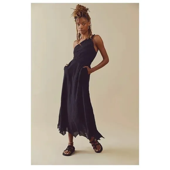 Free People Bella Maxi Dress in Black