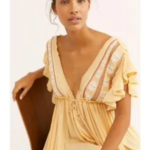 Free People Will Wait For You Midi Dress Garbanzo Bean Size xs