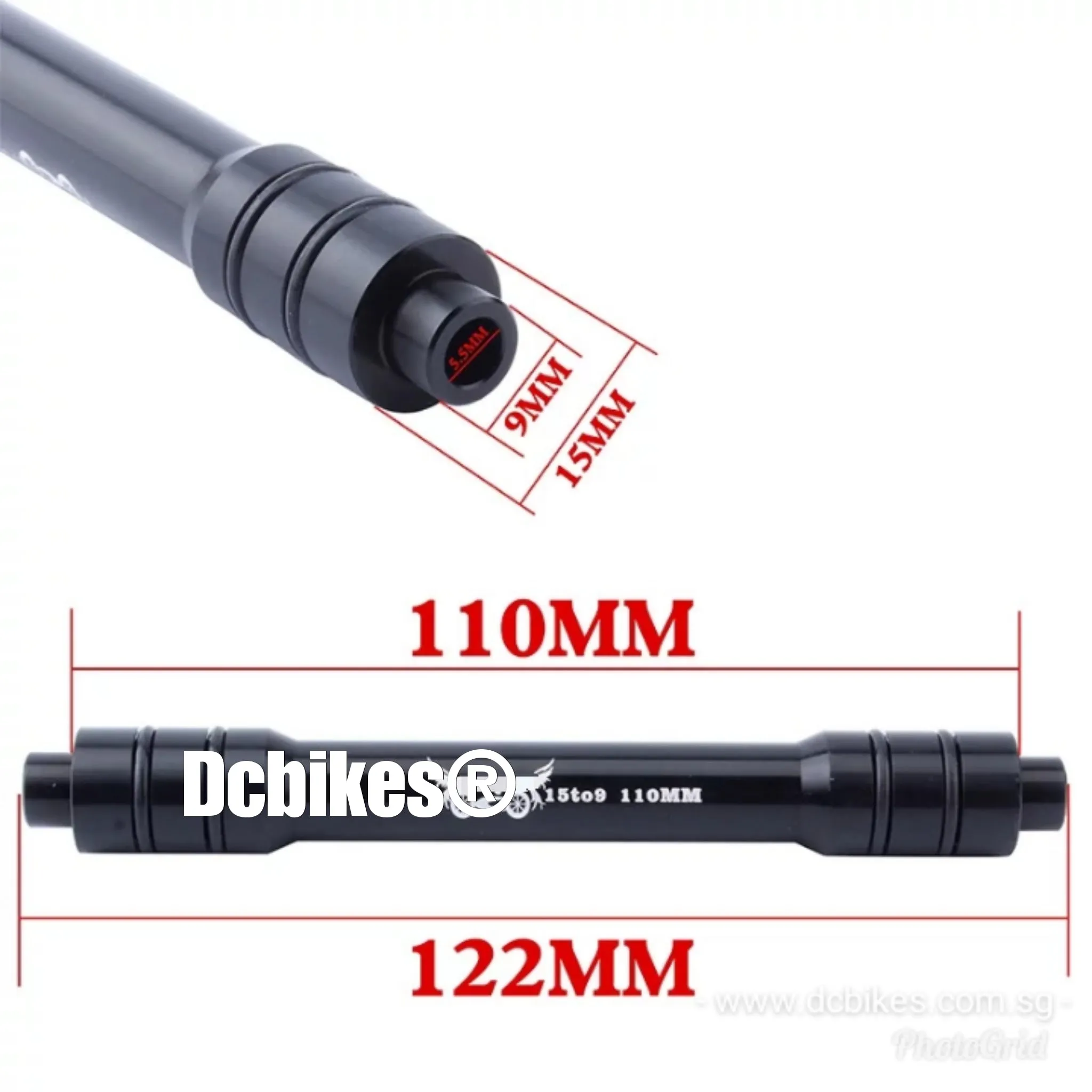 Front 110mm Boost   Plus 15mm Thru Axle TO 9mm Conversion Quick Release QR Adapter