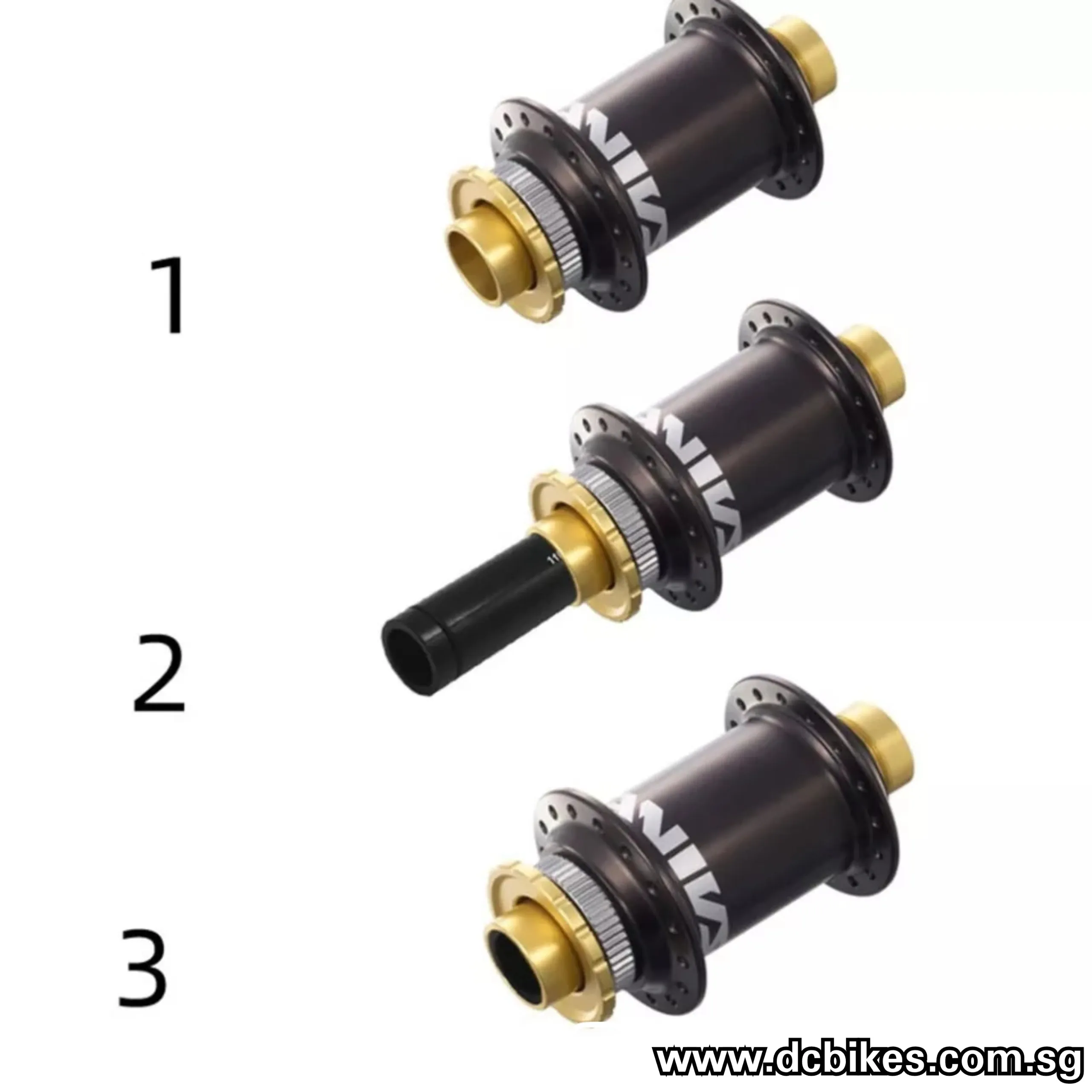 Front Hub 20mm X 100mm | 110mm Boost Thru Axle To 15mm Conversion Adapter Kit