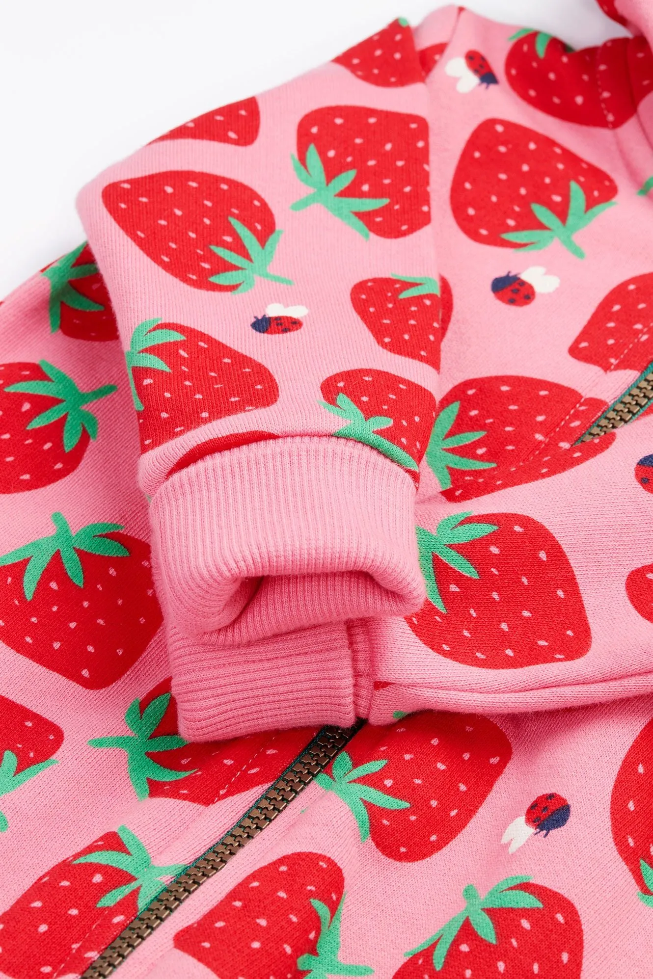 Frugi Strawberry Pals Snugglesuit