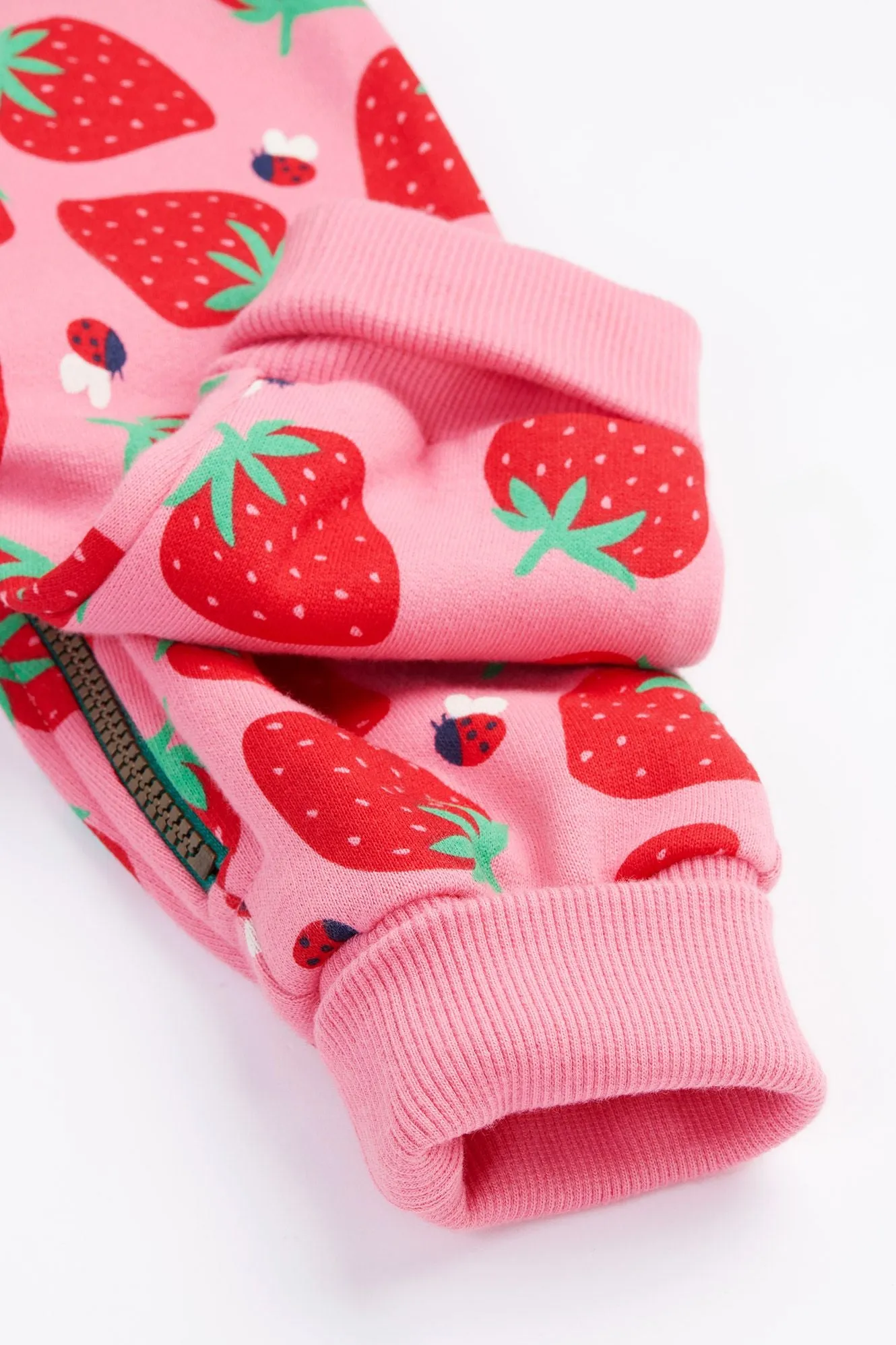 Frugi Strawberry Pals Snugglesuit