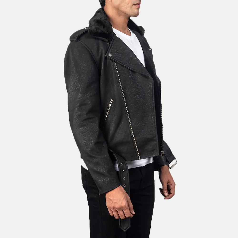 Furfur Leather Biker's Jacket