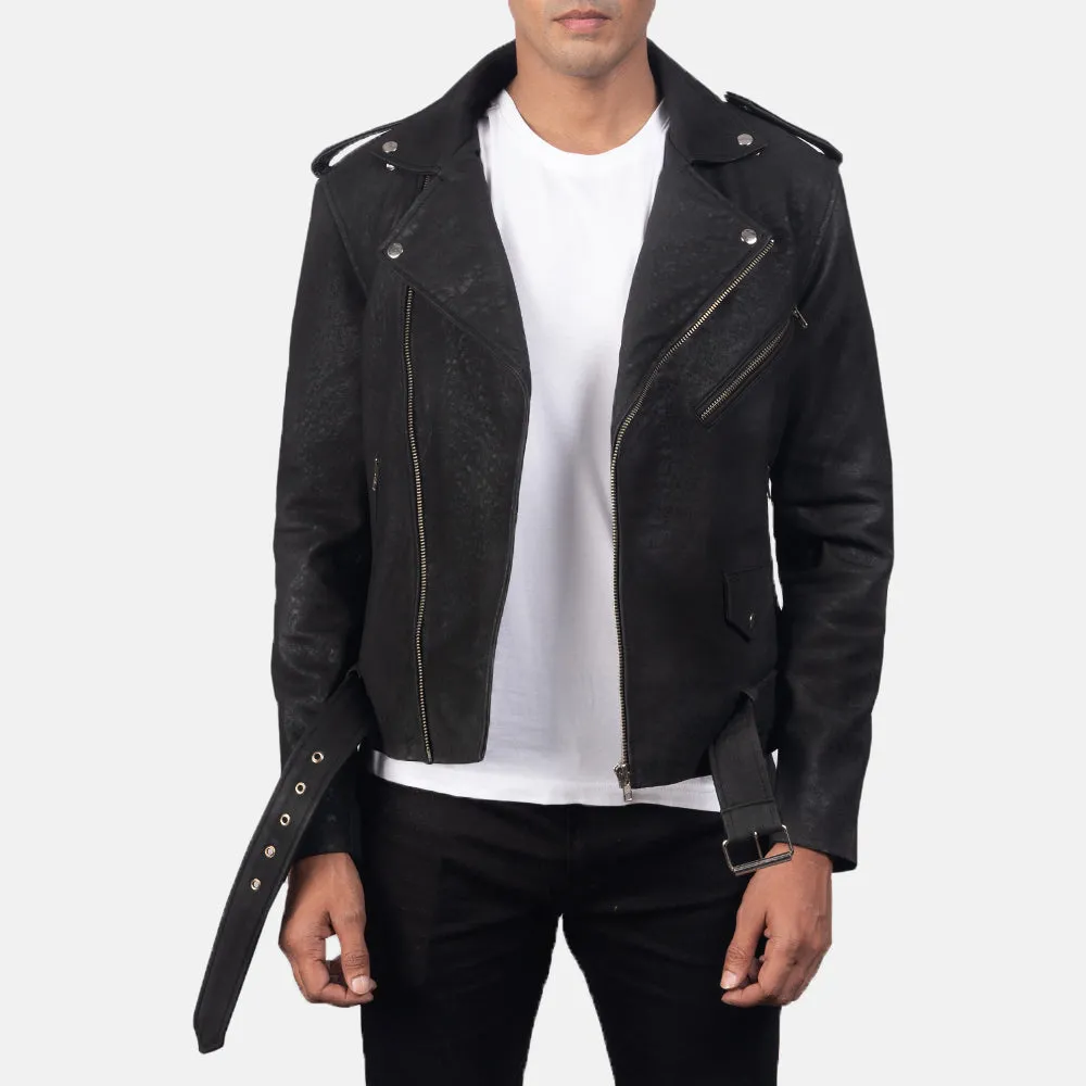 Furfur Leather Biker's Jacket