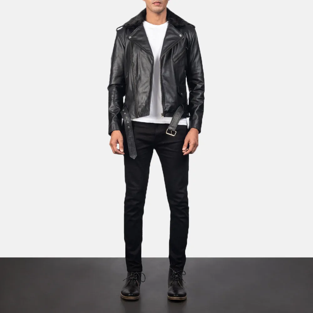 Furfur Leather Biker's Jacket