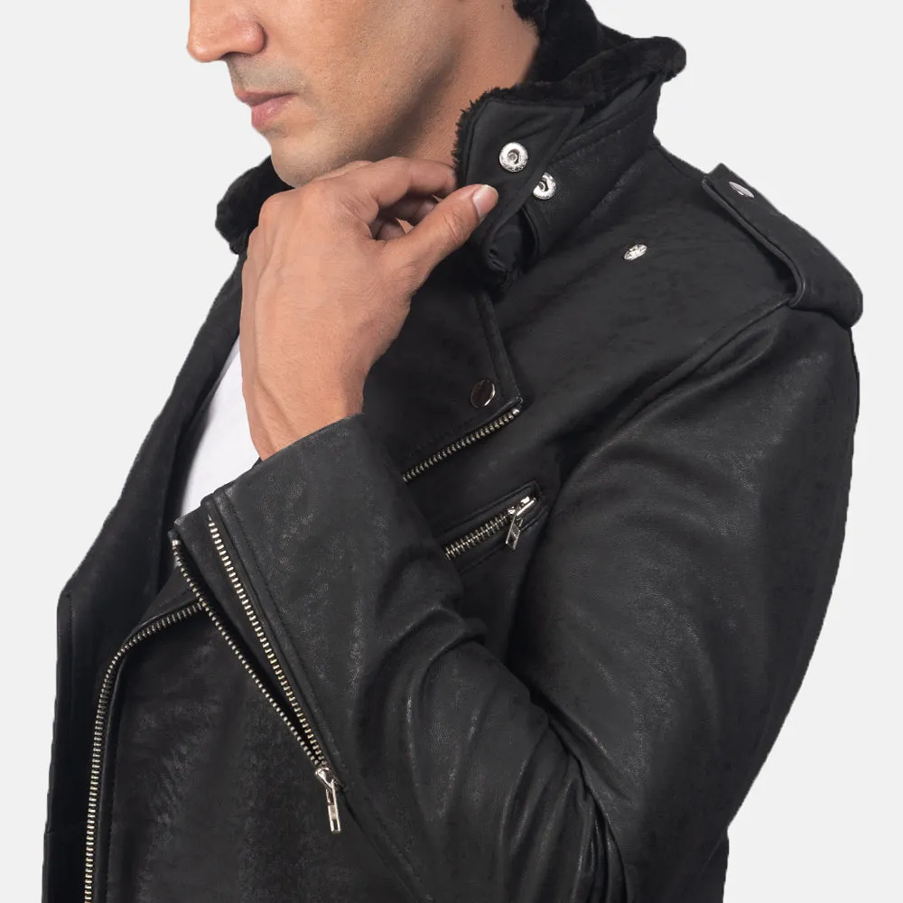 Furfur Leather Biker's Jacket