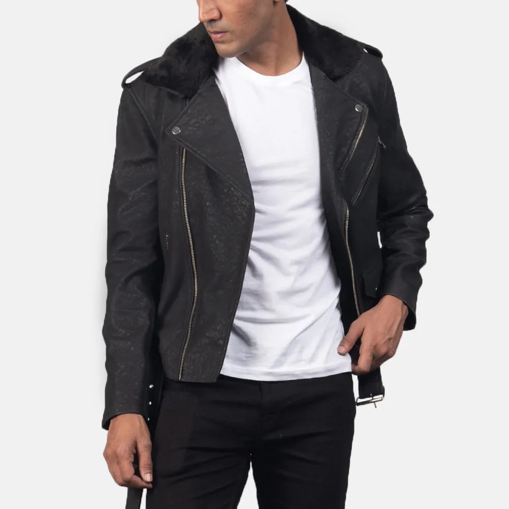 Furfur Leather Biker's Jacket