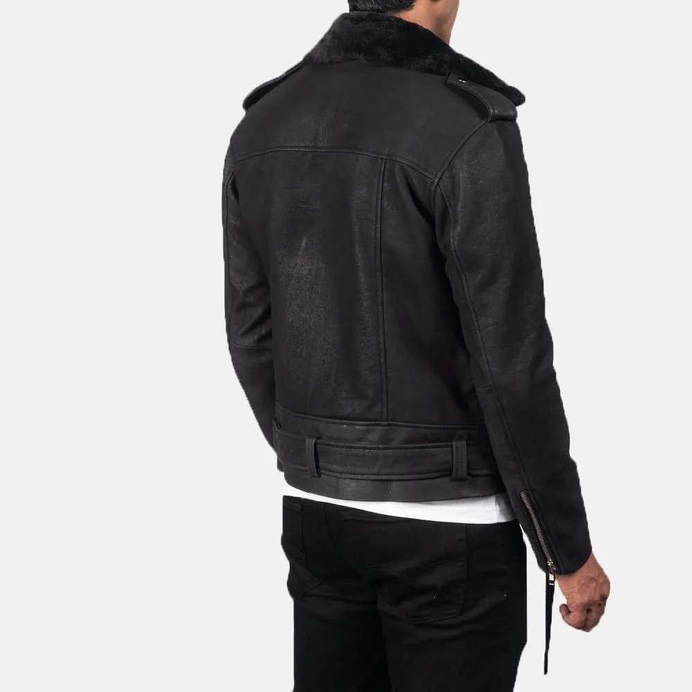 Furfur Leather Biker's Jacket