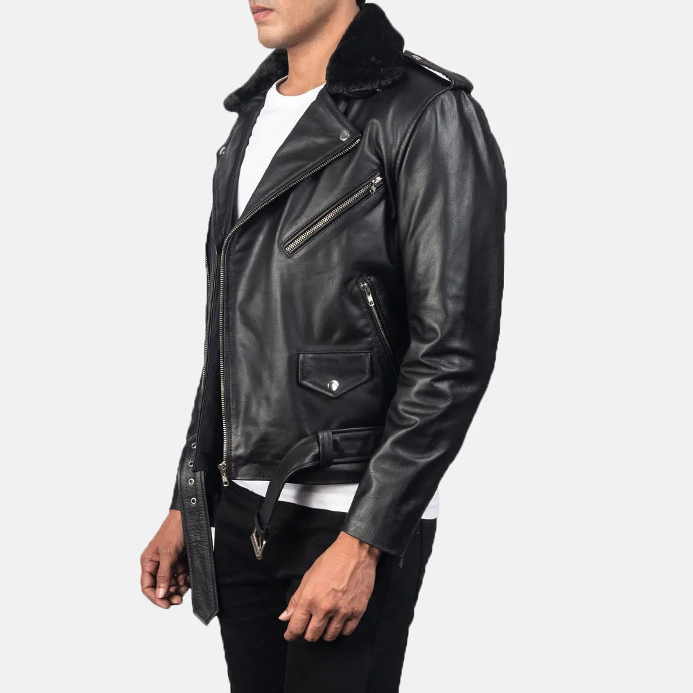 Furfur Leather Biker's Jacket