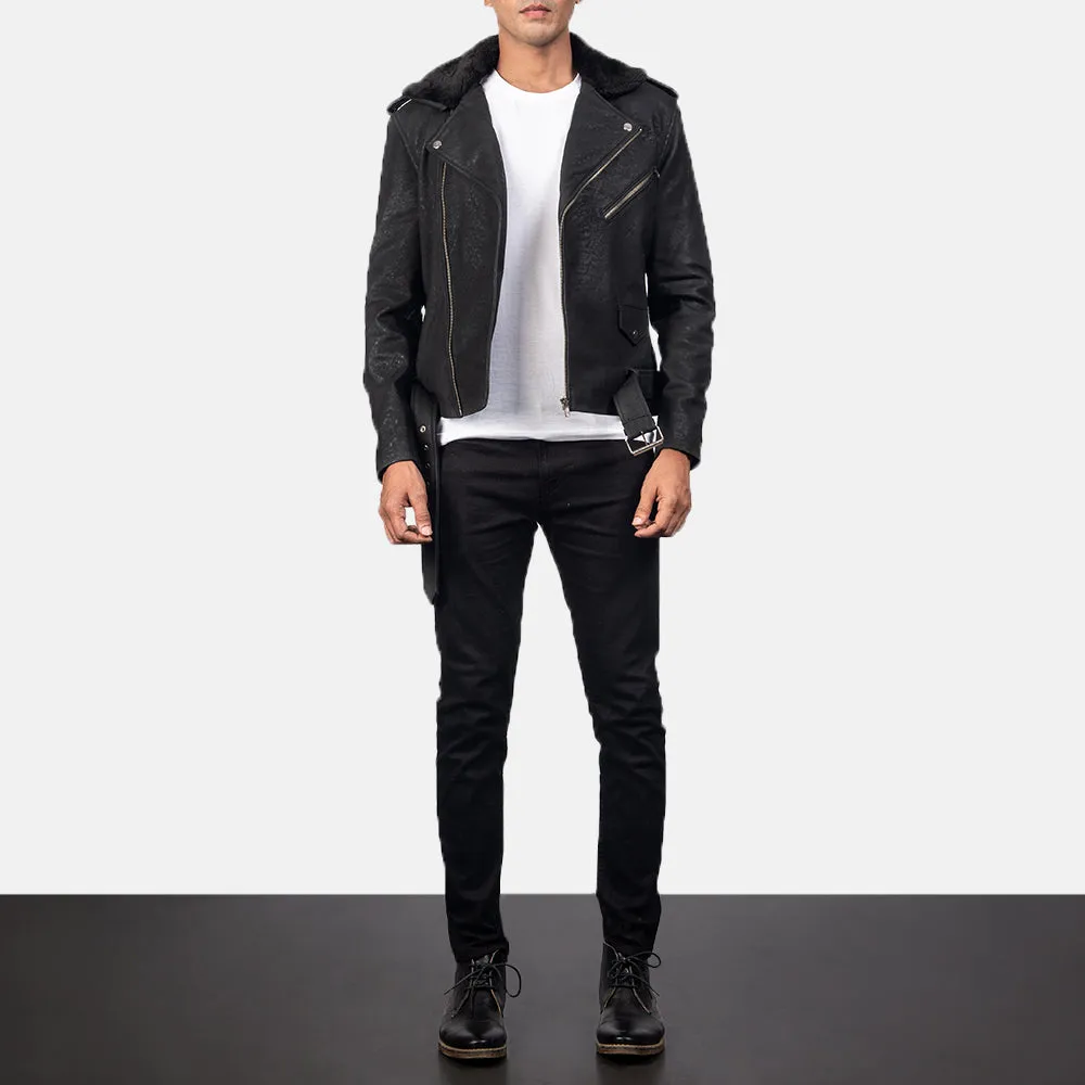 Furfur Leather Biker's Jacket