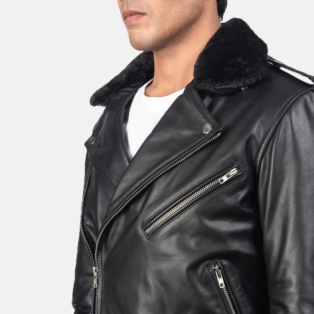 Furfur Leather Biker's Jacket