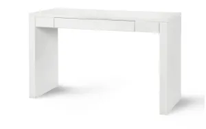 Gage One Drawer Console Table - White