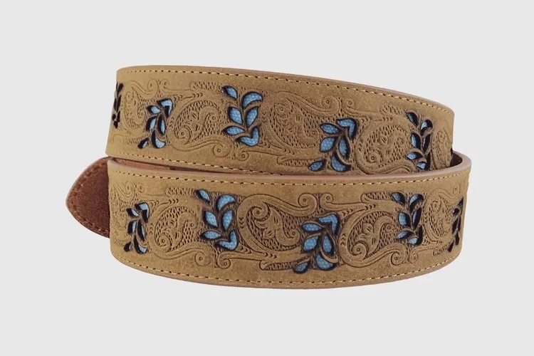 Gem Dandy 8866790 American Blue Roper Western Belt