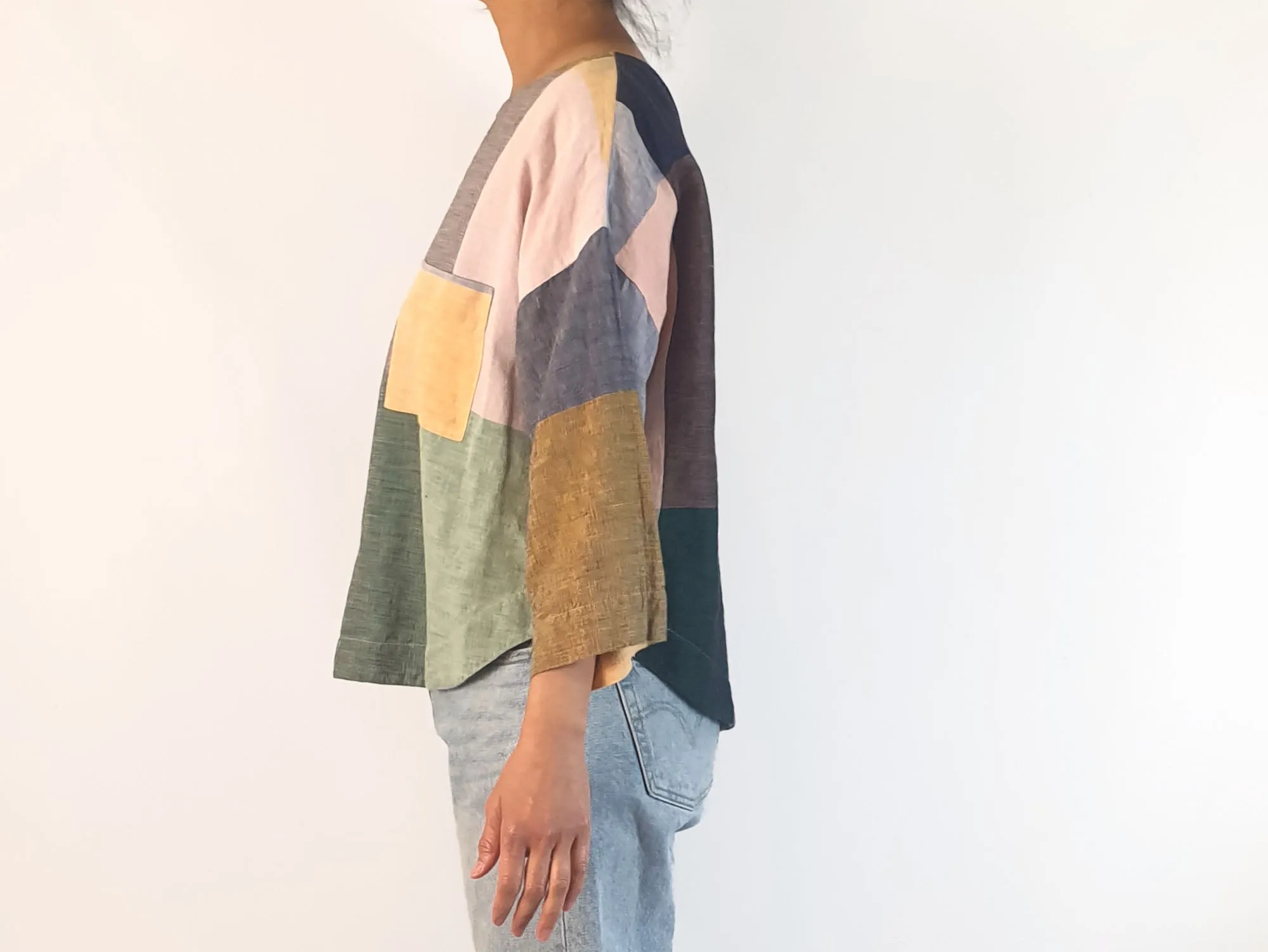 Gorman patchwork style top size 10