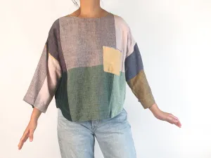 Gorman patchwork style top size 10
