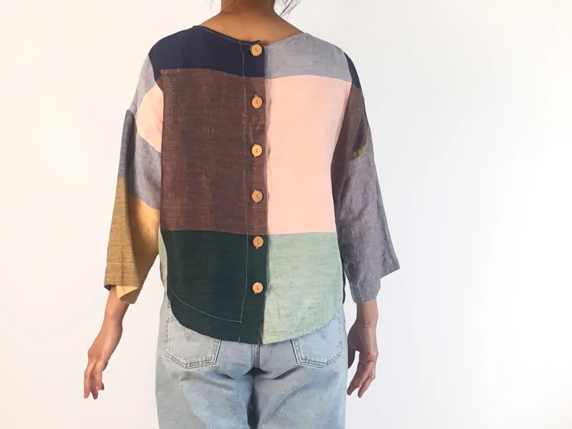 Gorman patchwork style top size 10