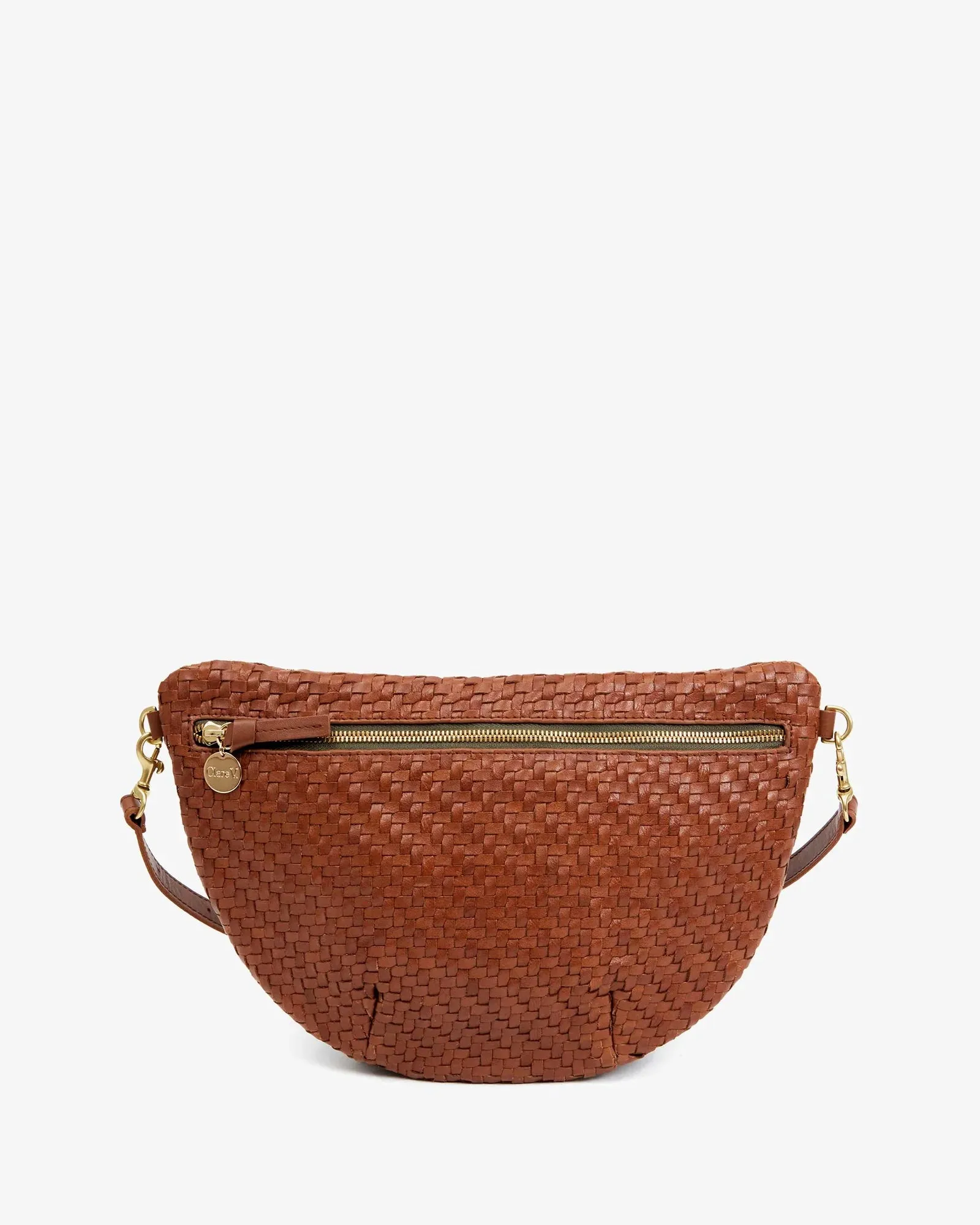 Grande Fanny in hazelnut Woven Checker