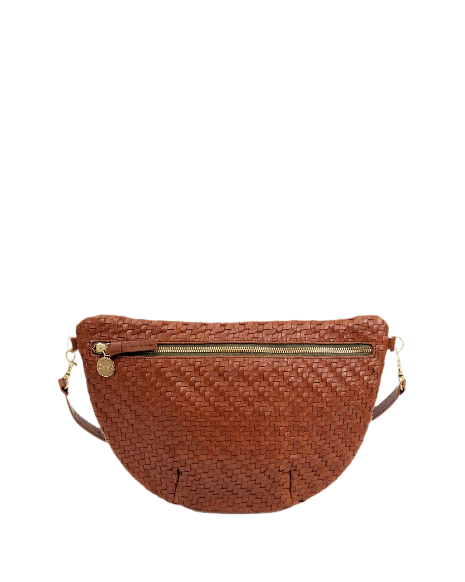 Grande Fanny in hazelnut Woven Checker