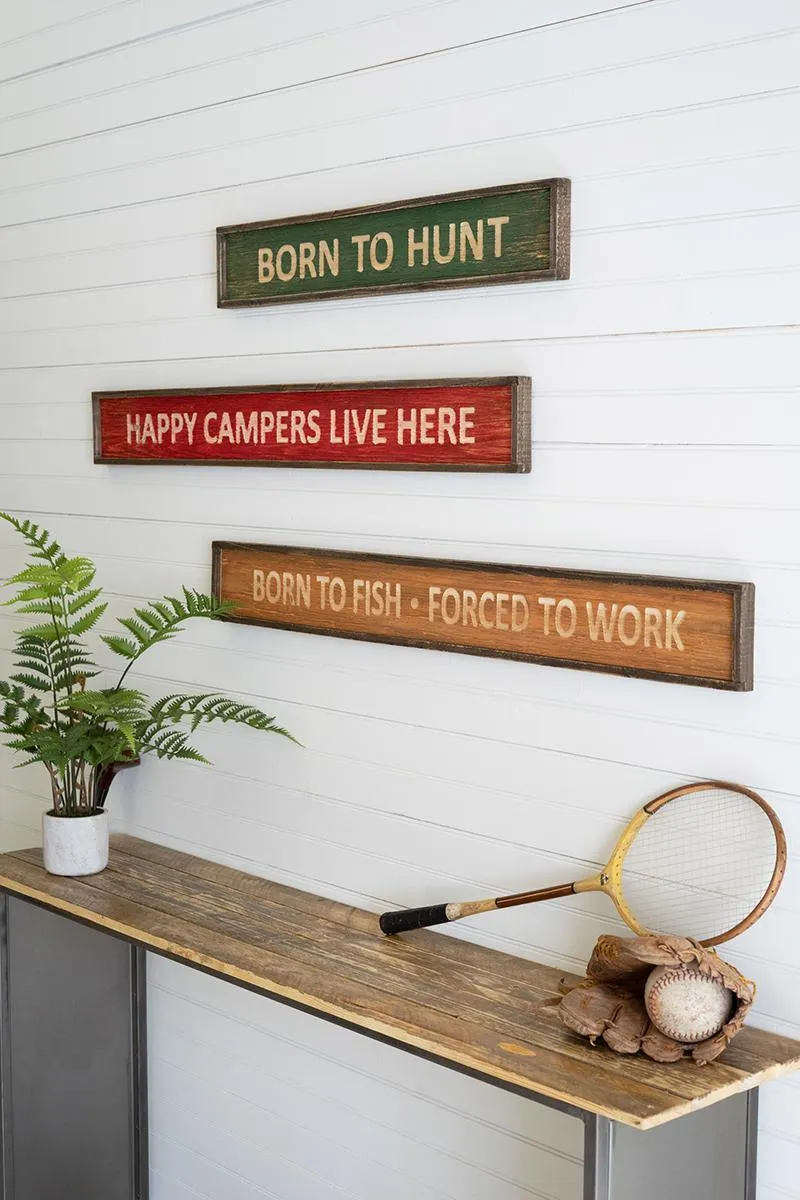 happy campers sign