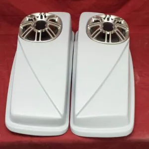 Harley 2014 - 2018  Model 6 x 9 Speaker Lids With POLK DB691 - Harley Touring Stretched / Exten?ded Saddlebags