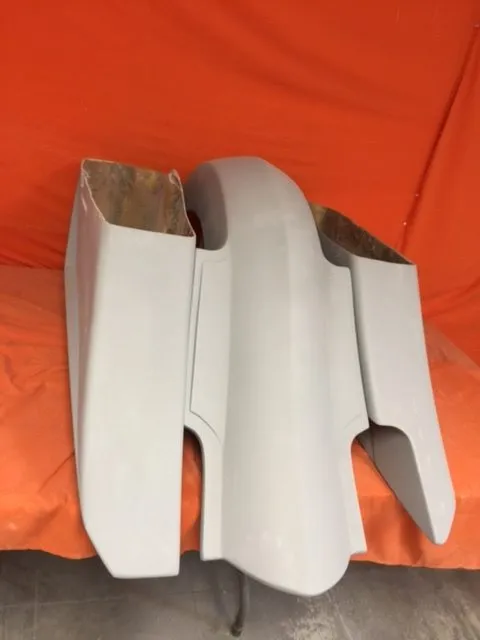 Harley Davidson 6" Trendsetter Extended Saddlebag Fender Kit - Right Side Cut Out / 2014 - 2018
