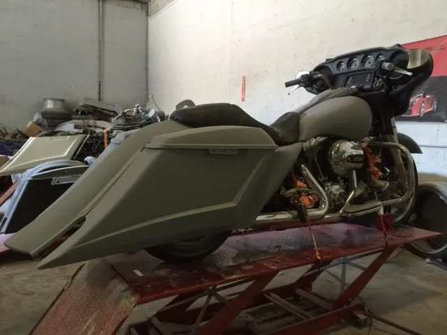 Harley Davidson 6" Trendsetter Extended Saddlebag LED Fender Kit Dual Cut Outs and 6.5" Speaker Lids  2014 - 2023