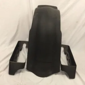 Harley Touring 4" Hard Stretched Saddlebag Extensions Extended Fender