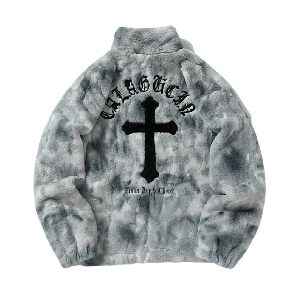 High Street Tie Dye Cross Coat