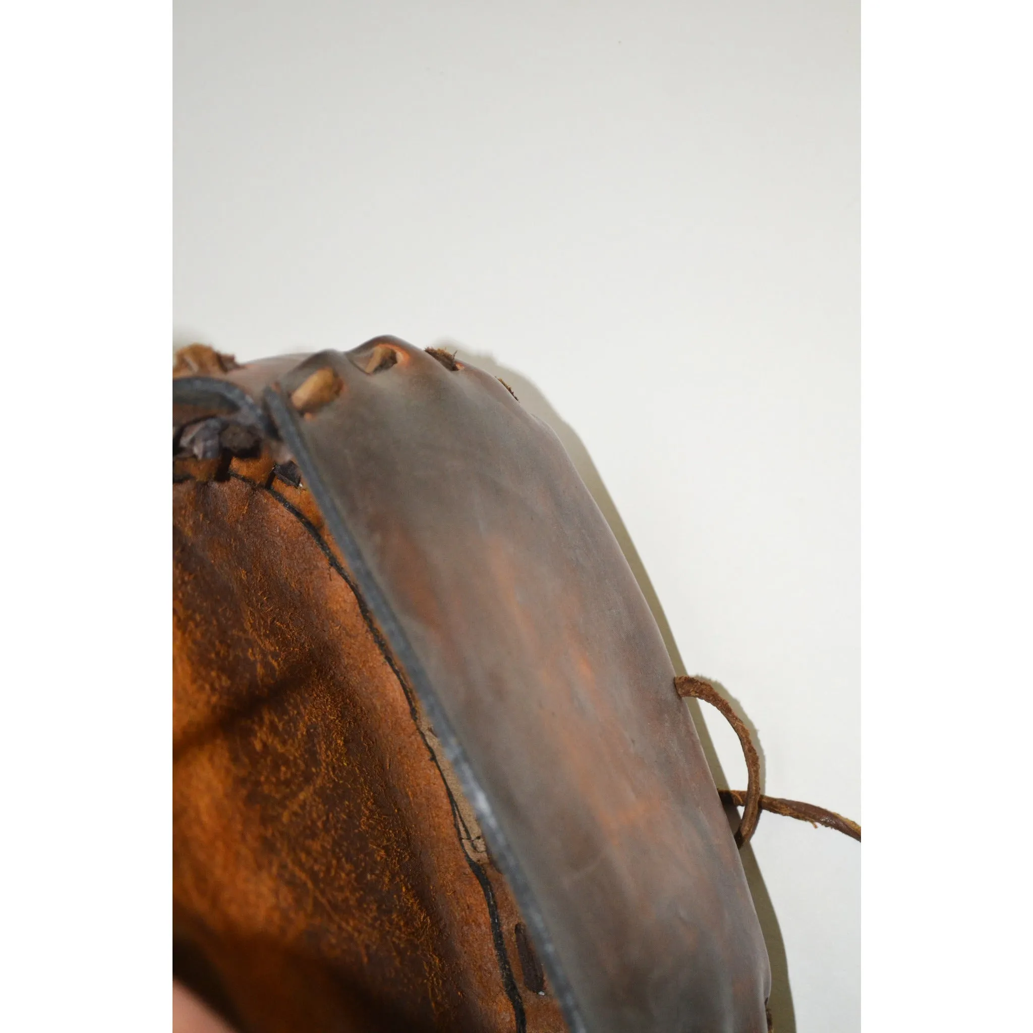 Hippy Tooled Leather Butterfly Purse